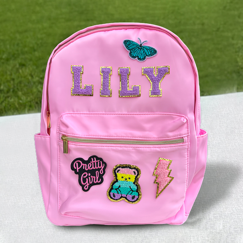Personalized Hand Patch Kids Funny Backpack｜CWPack0902