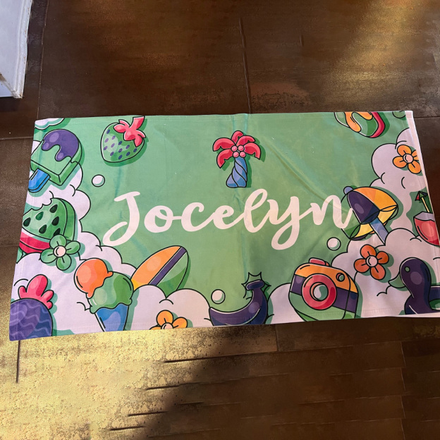 Personalized Lovely Kid Towel for Summer & Beach | CWTowel120