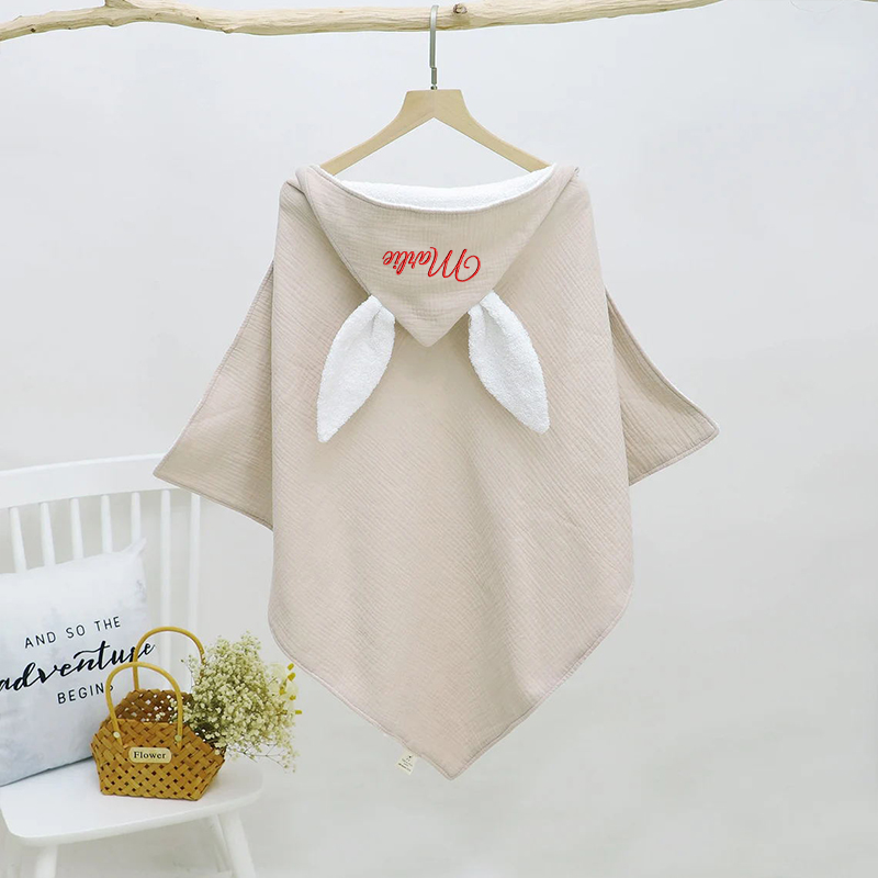 Personalized Embroidered Organic Cotton Cuddle Blanket | CWBaby75