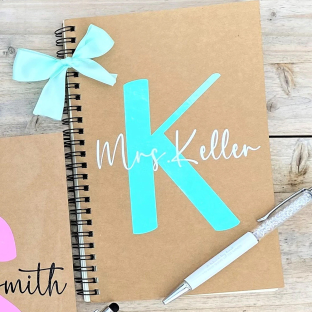 Personalized Pen Teacher Notebook for Teacher Appreciation Gift | CWTeach10