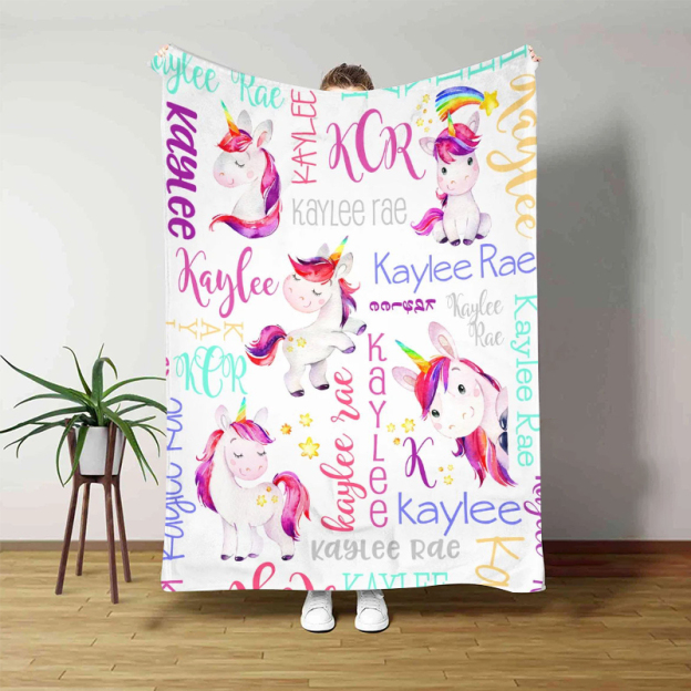 Personalized Lovely Kid Blanket for Comfort & Unique | BKKid125