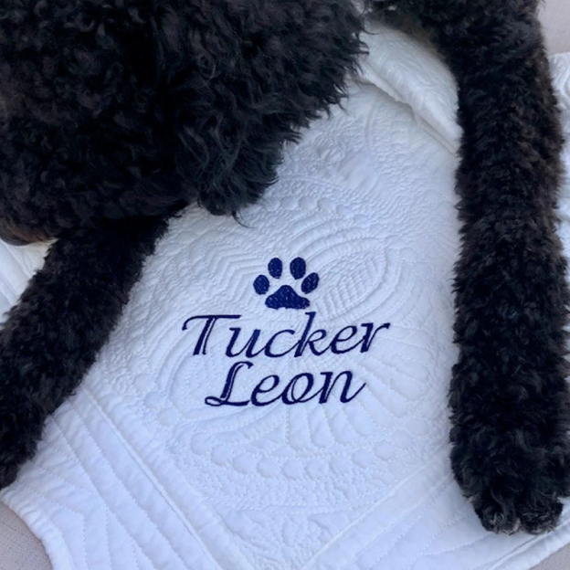 Personalized Embroidered Pet Blanket for Comfort & Unique | BKPet72