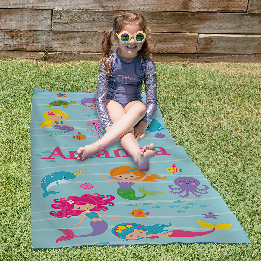 Personalized Lovely Kid Towel for Summer & Beach | CWTowel129