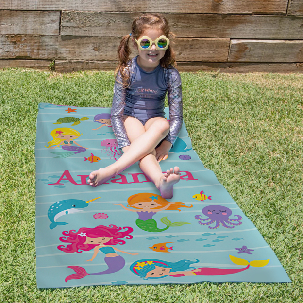 Personalized Lovely Kid Towel for Summer & Beach | CWTowel129