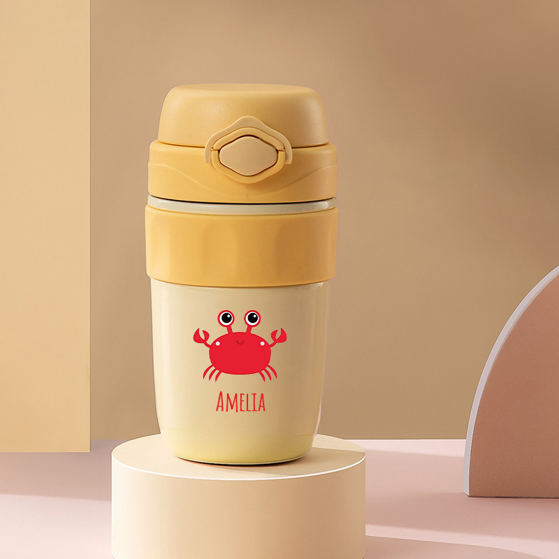 Personalised BPA Free 11oz Stainless Steel Water Bottle | Youbottle27