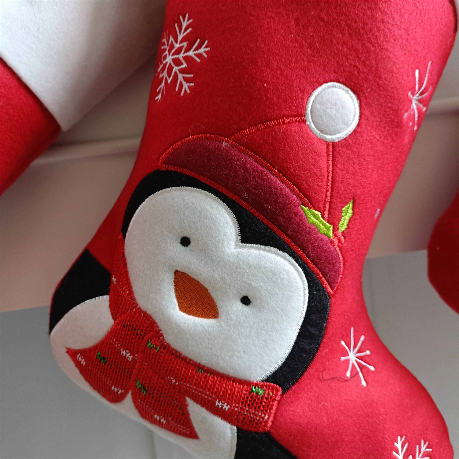 Personalized Embroidered Cute Pattern Christmas Stocking | MCGift39