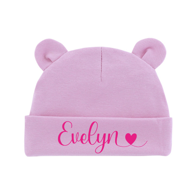 Personalized Lovely Bear Baby Hat for Comfort & Unique | HSKid38