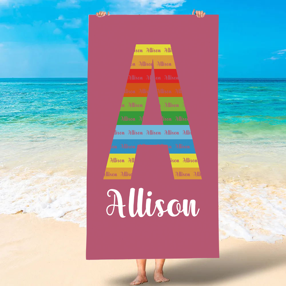 Personalized Lovely Kid Towel for Summer & Beach | CWTowel131