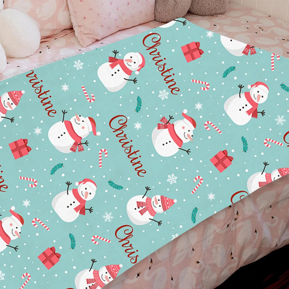 Personalized Merry Christmas Blanket for Comfort & Unique | BKMC18