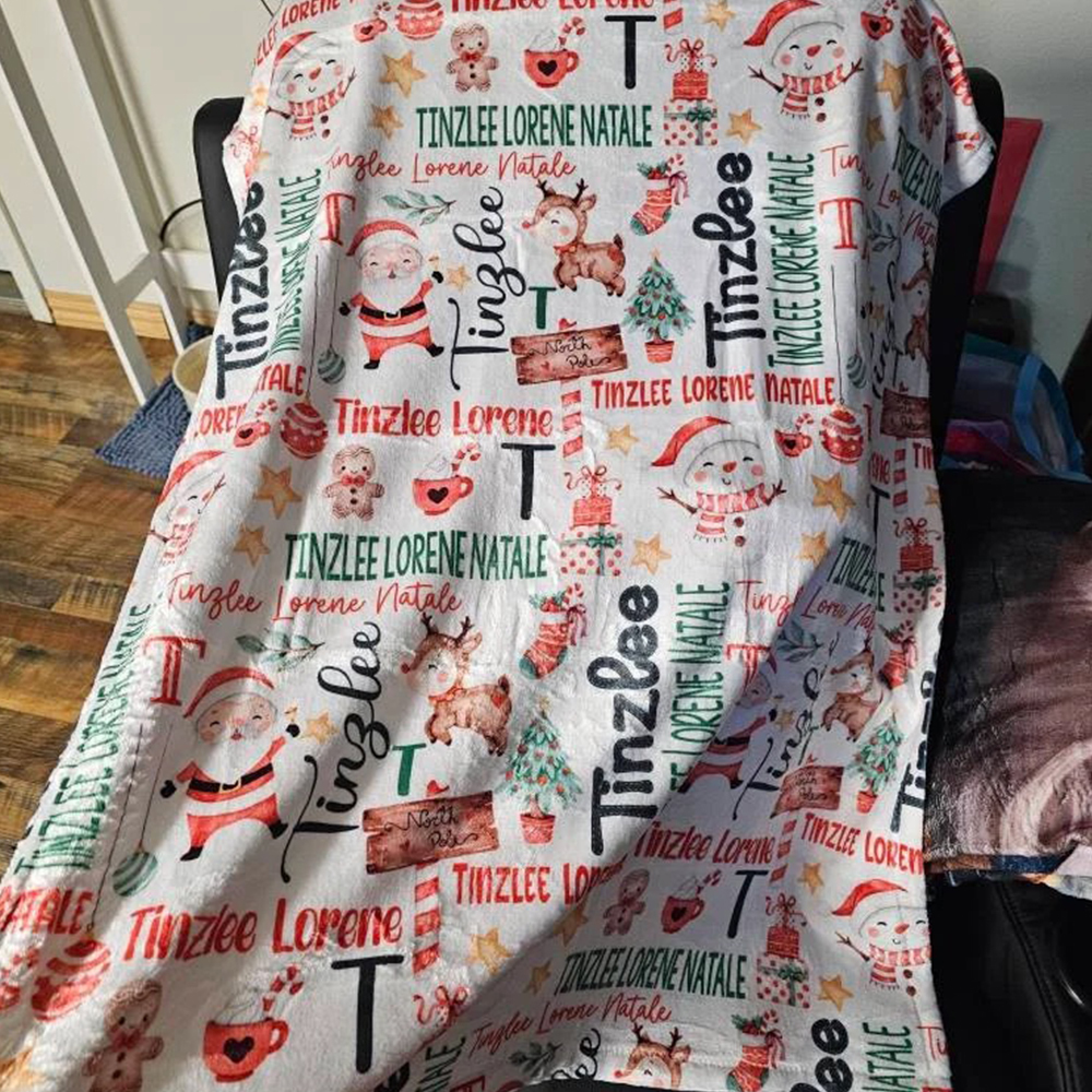 Personalized Merry Christmas Blanket for Comfort & Unique | BKMC19