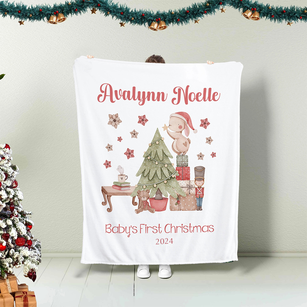 Personalized Merry Christmas Blanket for Comfort & Unique | BKMC20