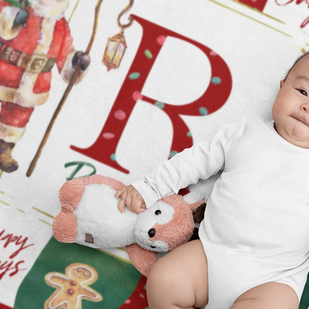 Personalized Merry Christmas Blanket for Comfort & Unique | BKMC21