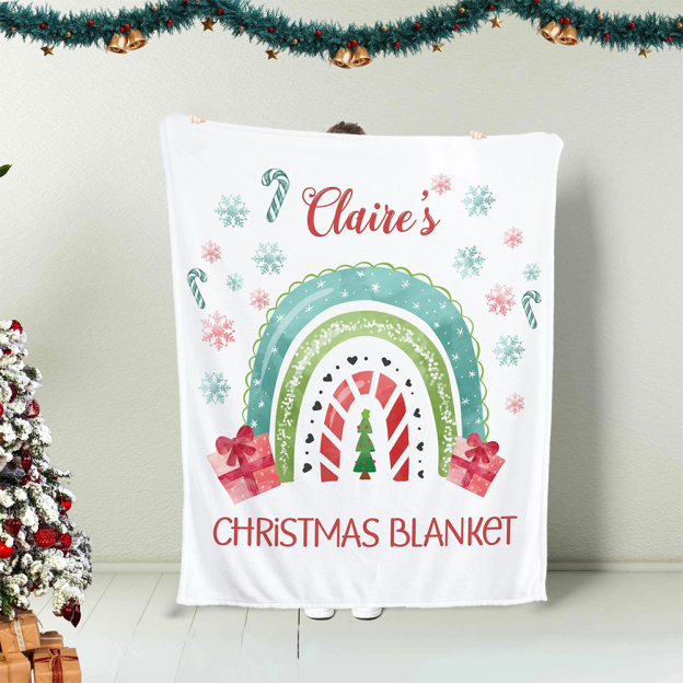 Personalized Merry Christmas Blanket for Comfort & Unique | BKMC27