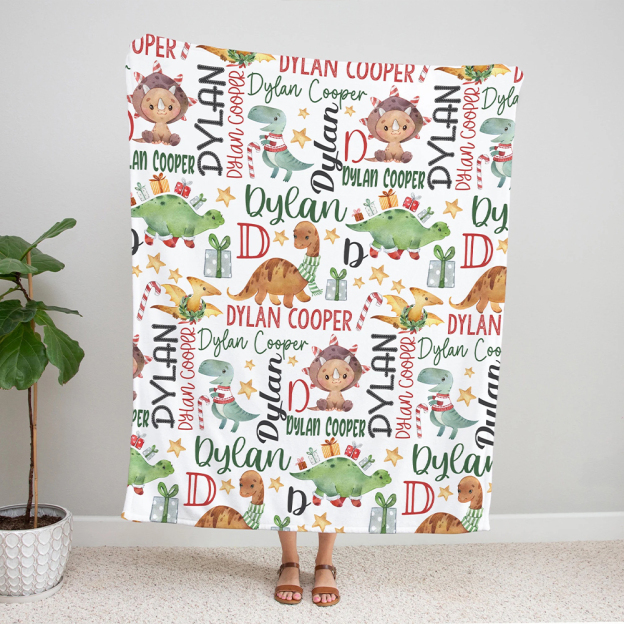 Personalized Merry Christmas Blanket for Comfort & Unique | BKMC28