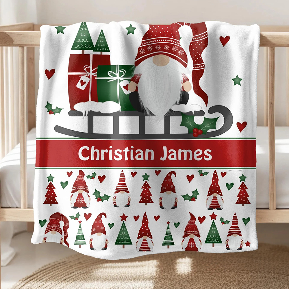 Personalized Merry Christmas Blanket for Comfort & Unique | BKMC30
