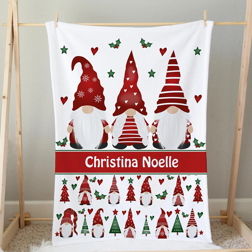 Personalized Merry Christmas Blanket for Comfort & Unique | BKMC30