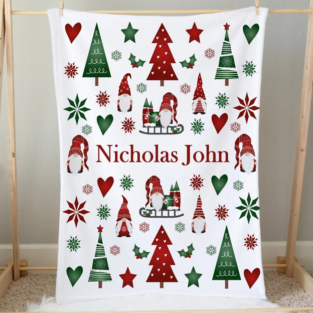 Personalized Merry Christmas Blanket for Comfort & Unique | BKMC30