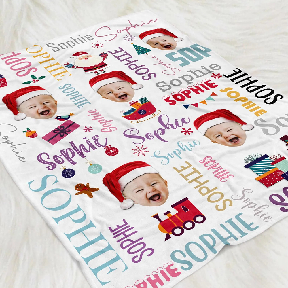 Personalized Merry Christmas Blanket for Comfort & Unique | BKMC31