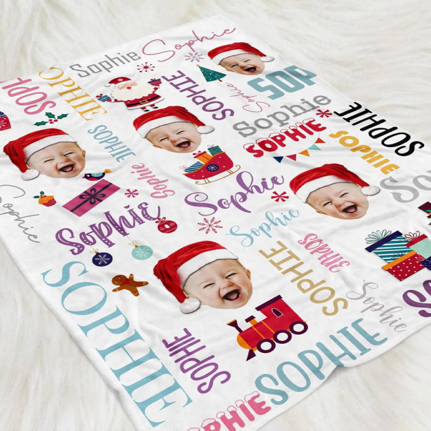 Personalized Merry Christmas Blanket for Comfort & Unique | BKMC31