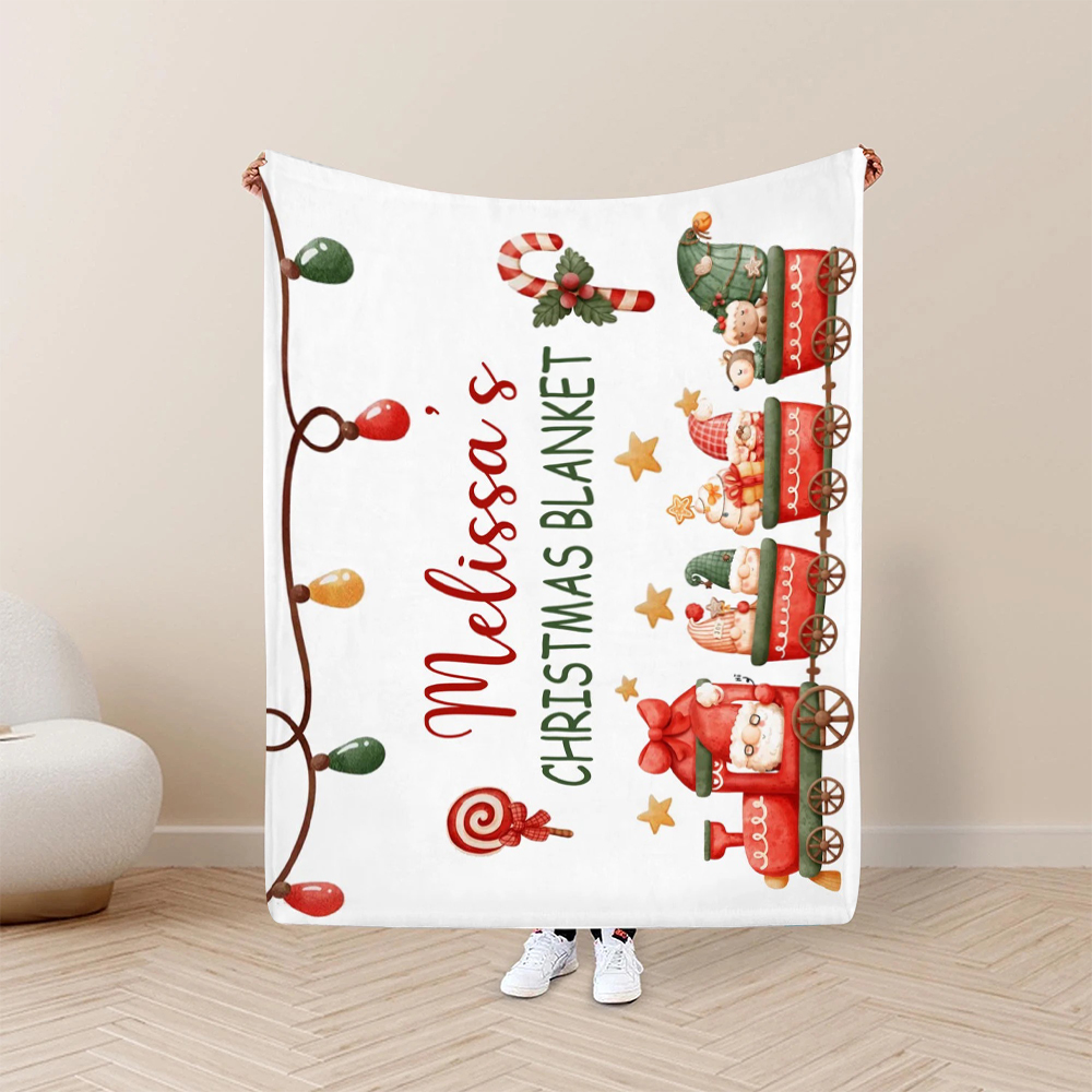 Personalized Merry Christmas Blanket for Comfort & Unique | BKMC33