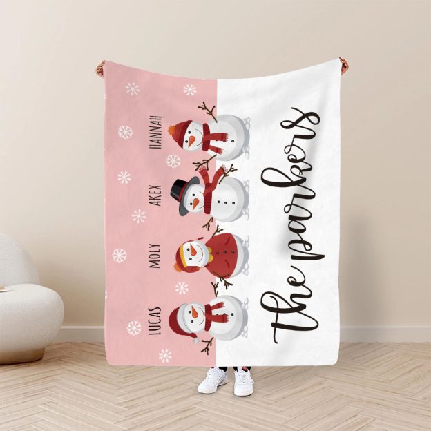Personalized Merry Christmas Blanket for Comfort & Unique | BKMC16