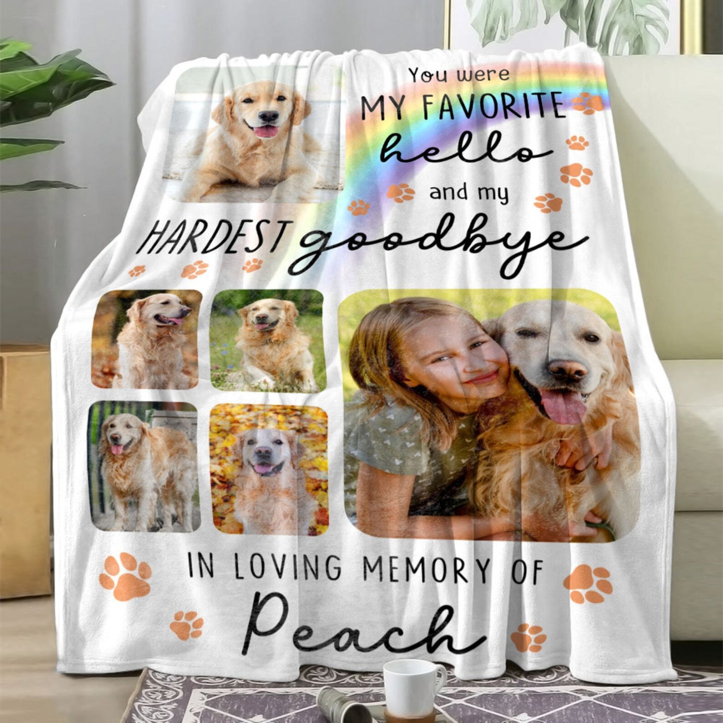 Personalized Lovely Pet Blanket for Comfort & Unique | BKPet105