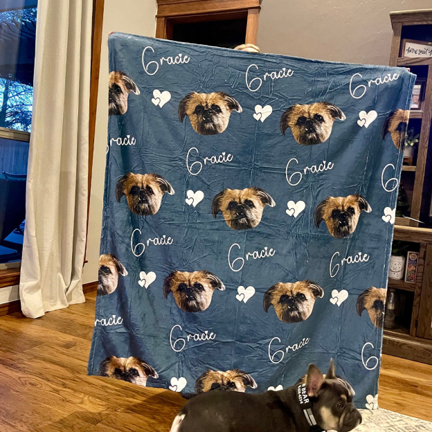 Personalized Lovely Pet Blanket for Comfort & Unique | BKPet111