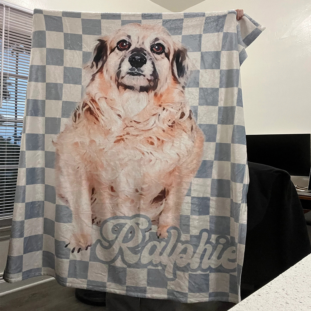 Personalized Lovely Pet Blanket for Comfort & Unique | BKPet115