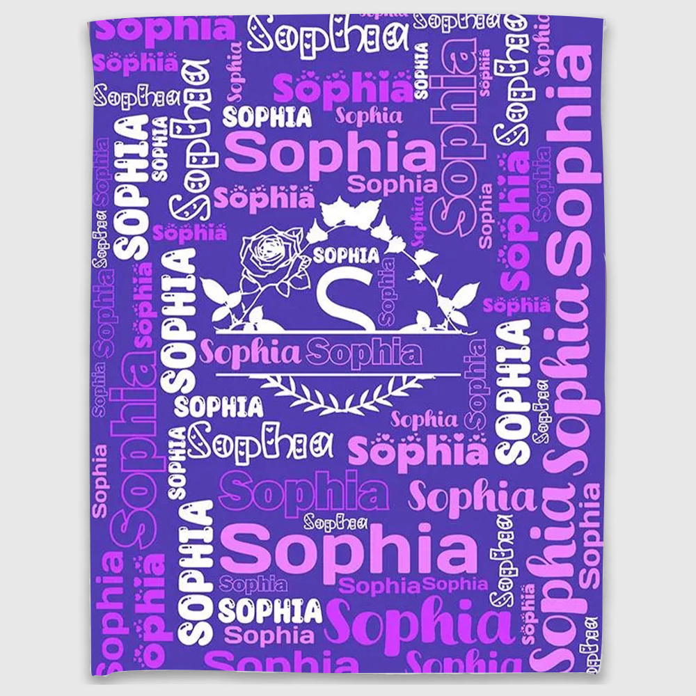 Personalized Lovely Kid Blanket for Comfort & Unique | BKKid142
