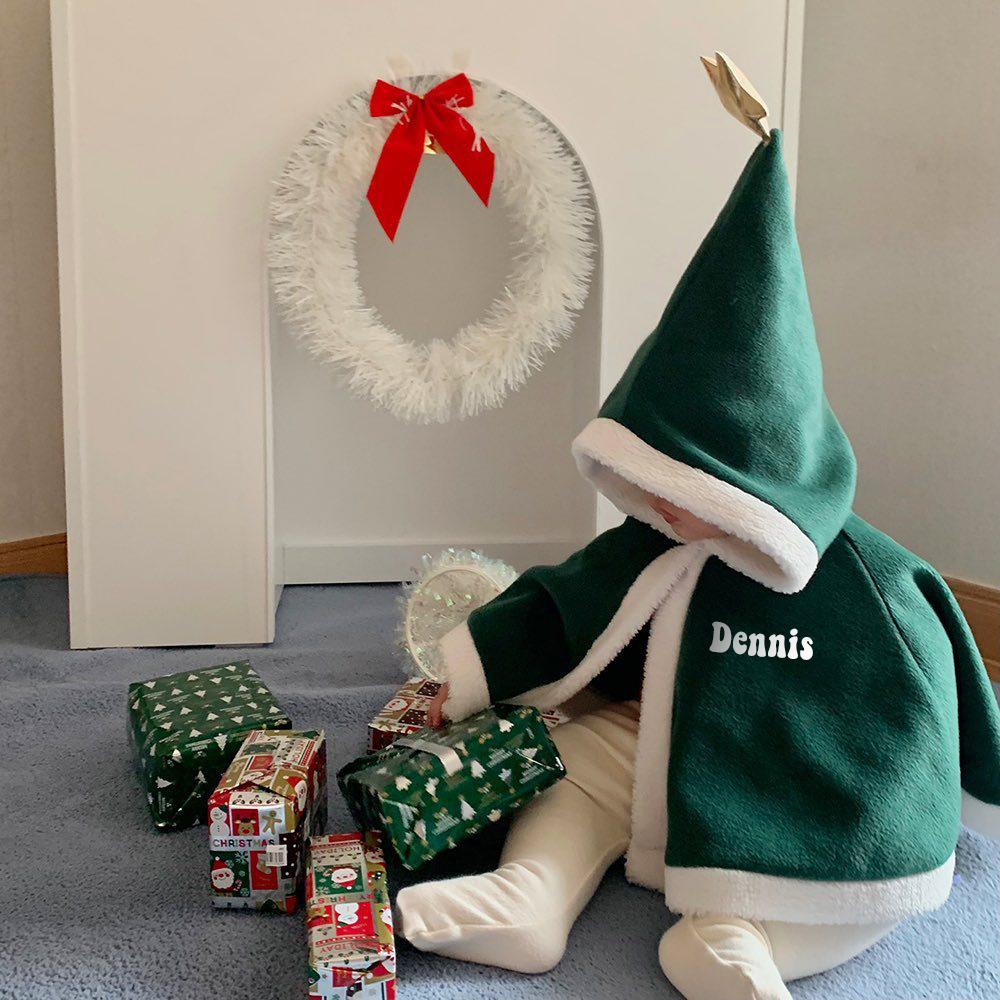 Personalized Warm Baby Christmas Cloak | MCGift104