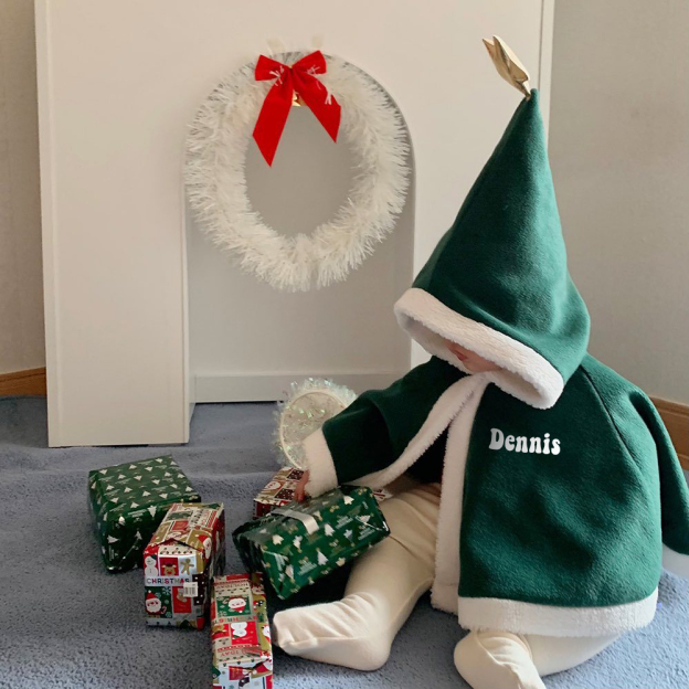 Personalized Warm Baby Christmas Cloak | MCGift104