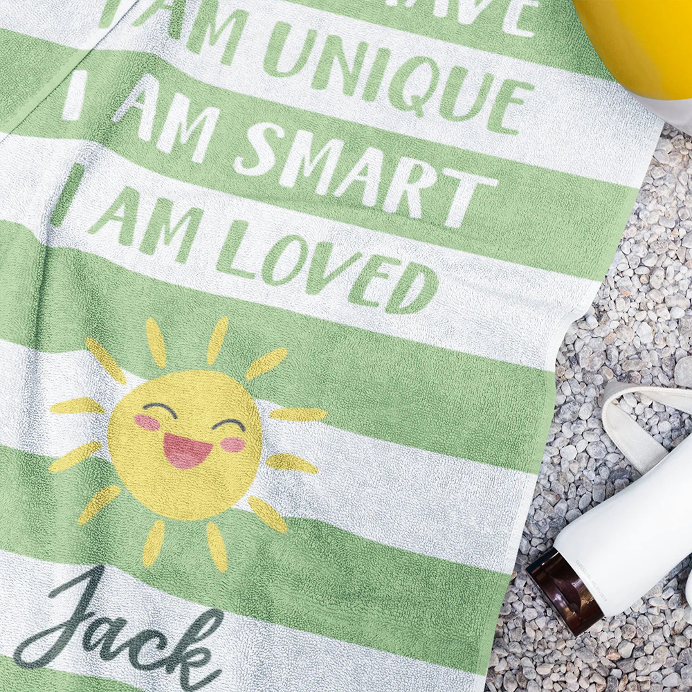 Personalized Lovely Kid Towel for Summer & Beach | CWTowel132