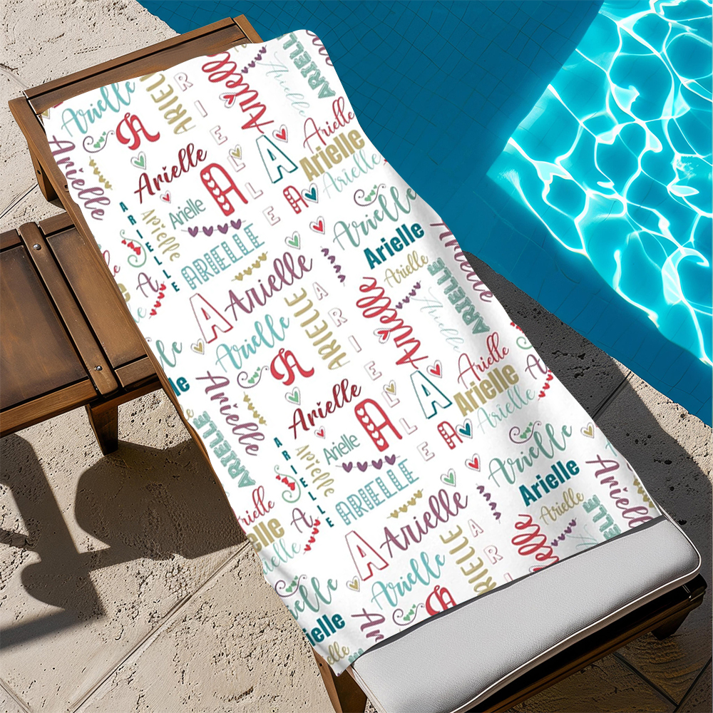 Personalized Lovely Kid Towel for Summer & Beach | CWTowel138