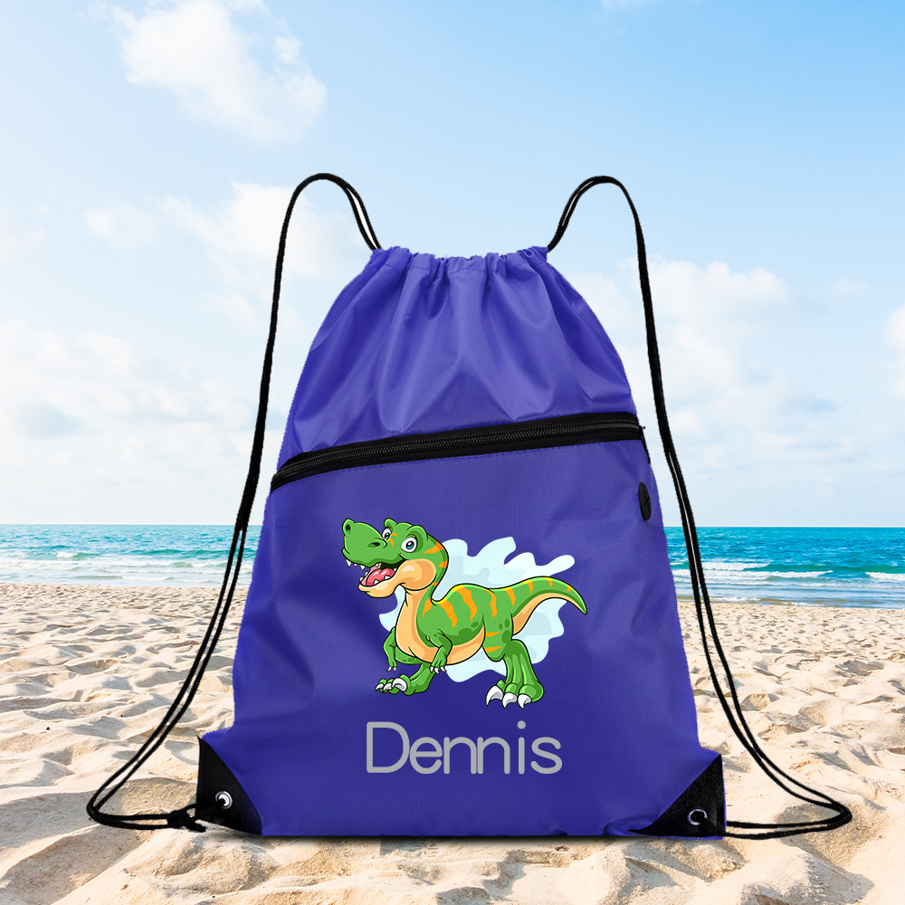 Personalized Lovely Drawstring Water Proof Beach Bag | CWBeach14701