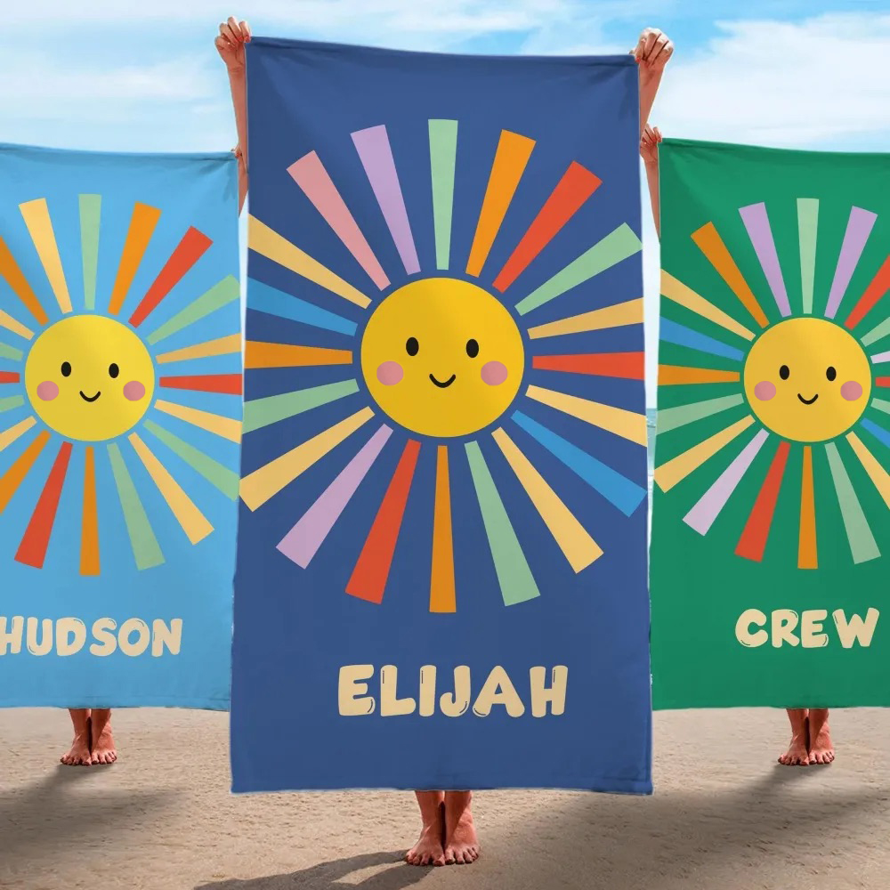 Personalized Lovely Kid Towel for Summer & Beach | CWTowel140