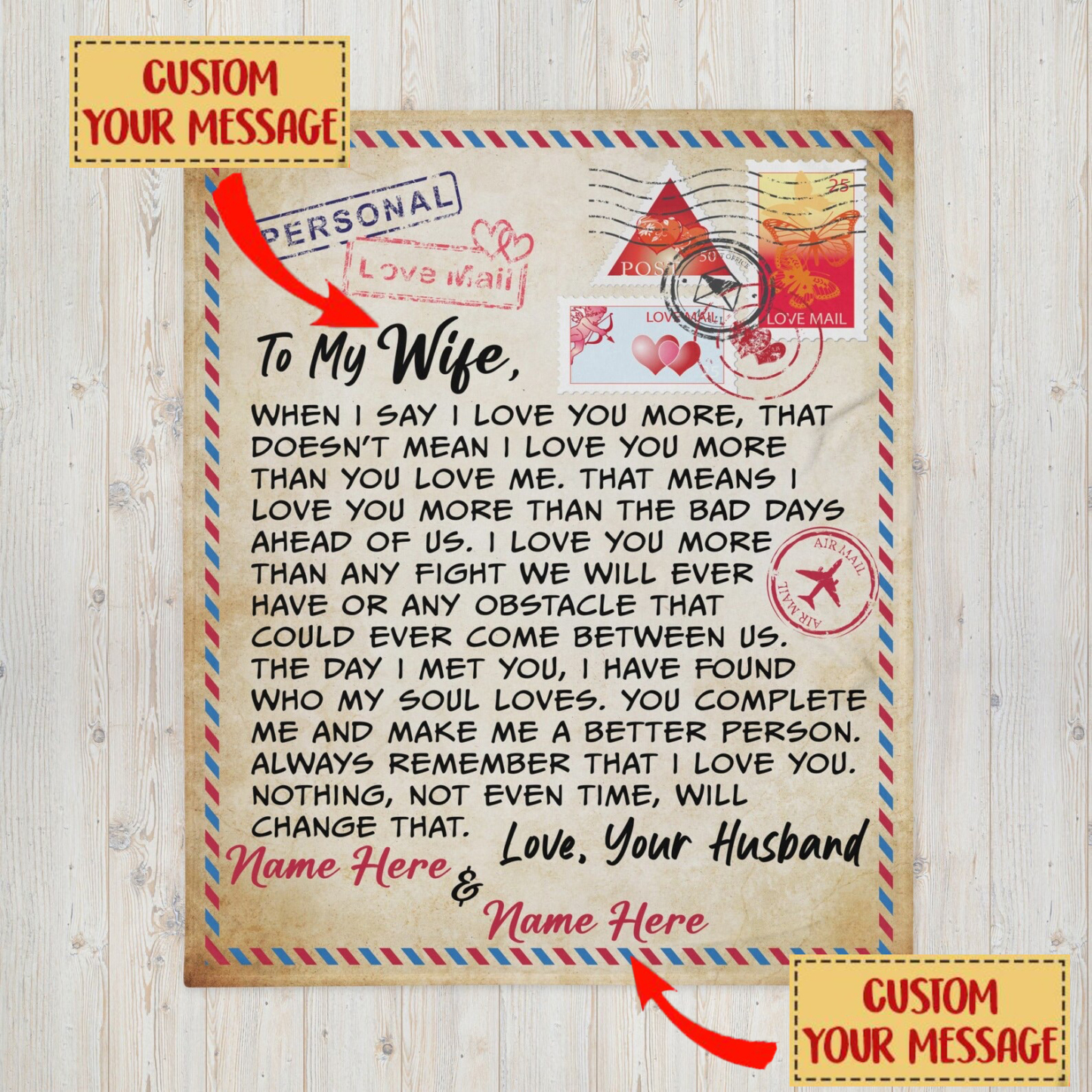 Personalized Anniversary Blanket for Comfort & Unique | BKAN015