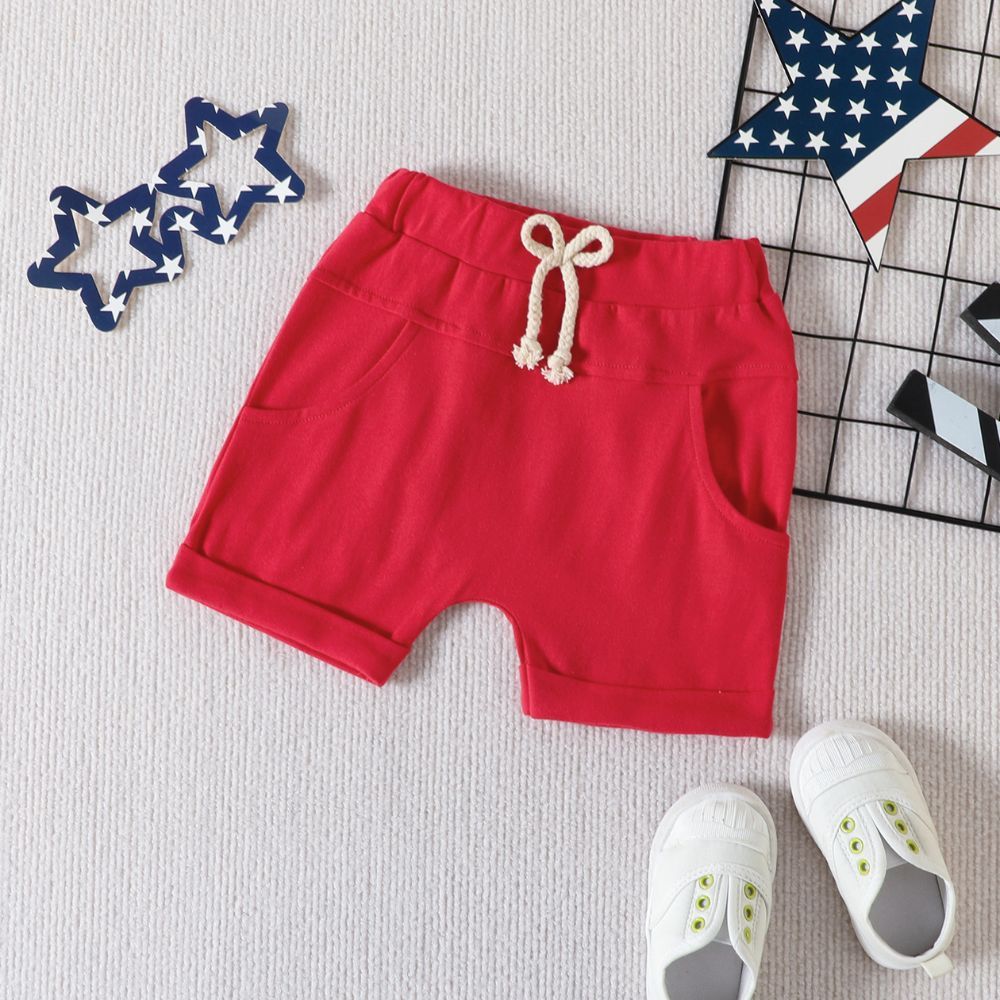 Personalised Baby Flag Print T-Shirt and Shorts Set | CWBaby185