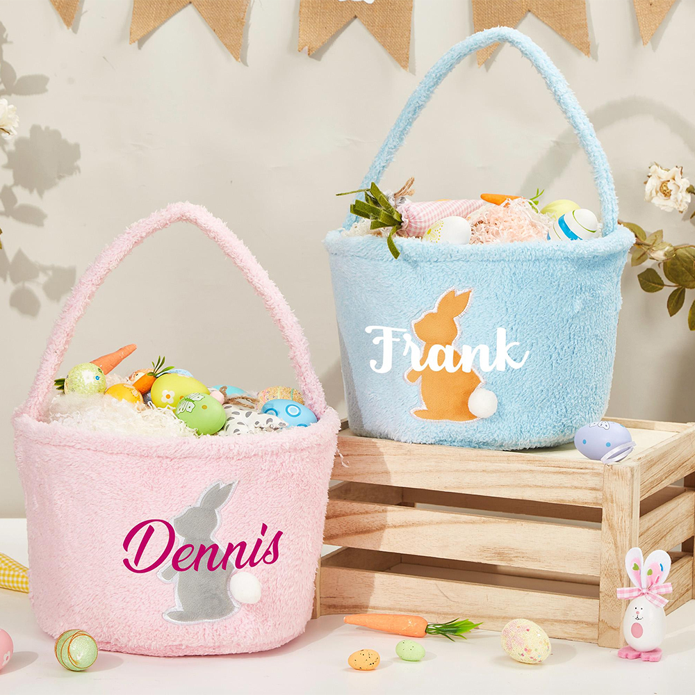 Personalized Name Easter Bunny Basket | CWEaster36