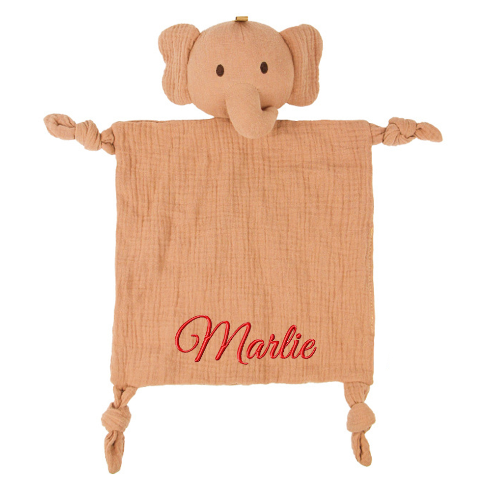Personalized Baby Embroidery Comforter Sleep Toy | CWToy117