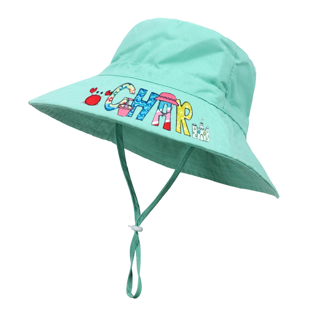 Personalized Lovely Summer Sun Protection Bucket Hat | CWBeach159