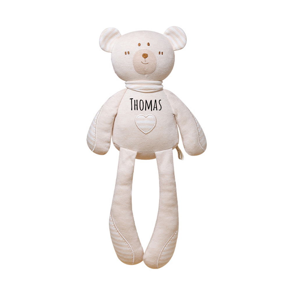 Personalized Cute Long Legs Sleeping Baby Toys | CWToy118