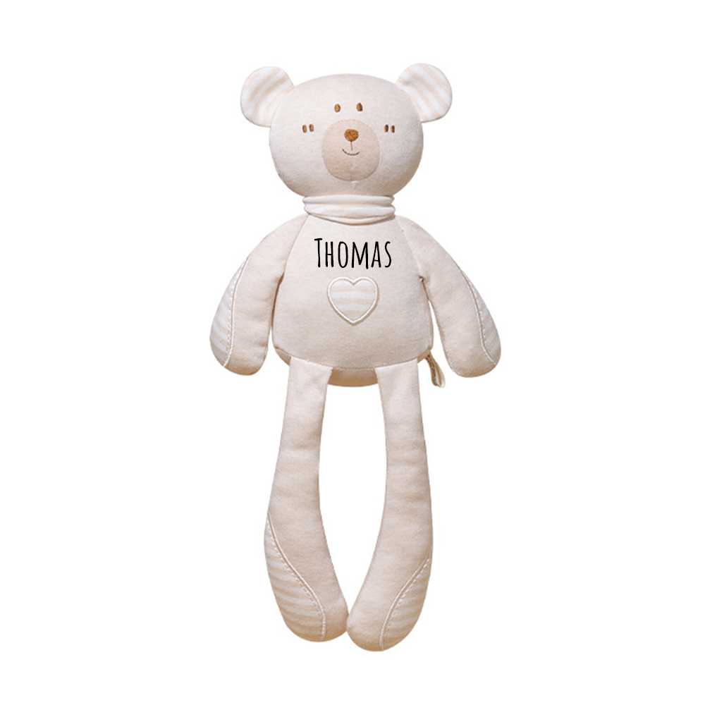 Personalized Cute Long Legs Sleeping Baby Toys | CWToy118