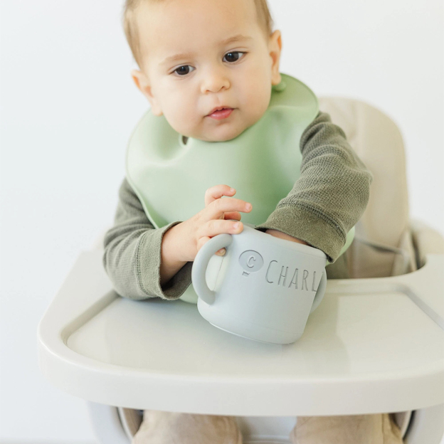 Personalised Baby Food Grade Silicone Snack Cup | CWBaby199