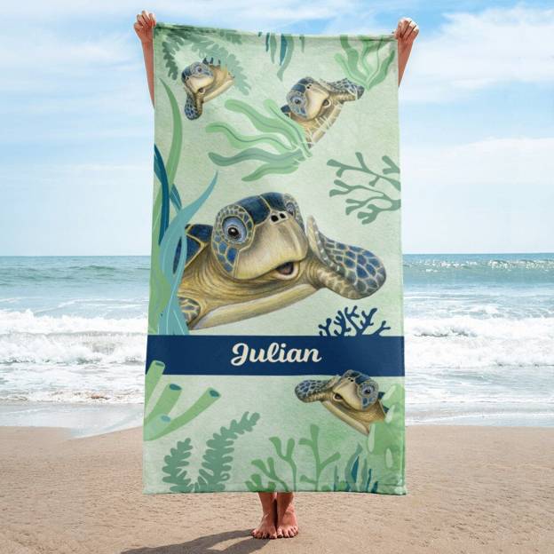 Personalized Lovely Kid Towel for Summer & Beach | CWTowel106