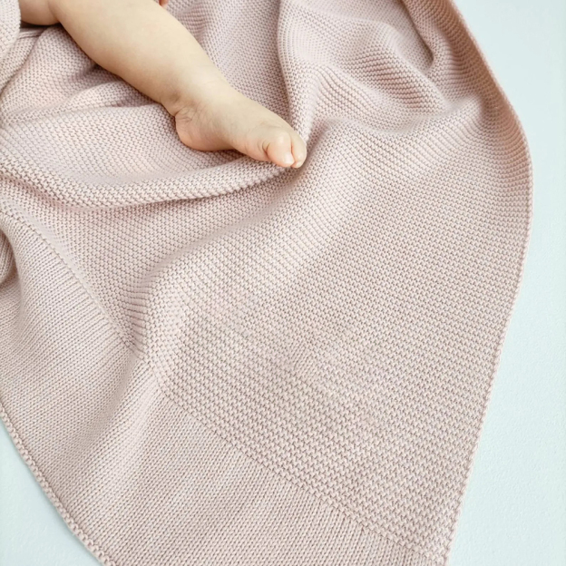 Personalized Embroidered Knit Blanket for Comfort & Unique | CWBaby30