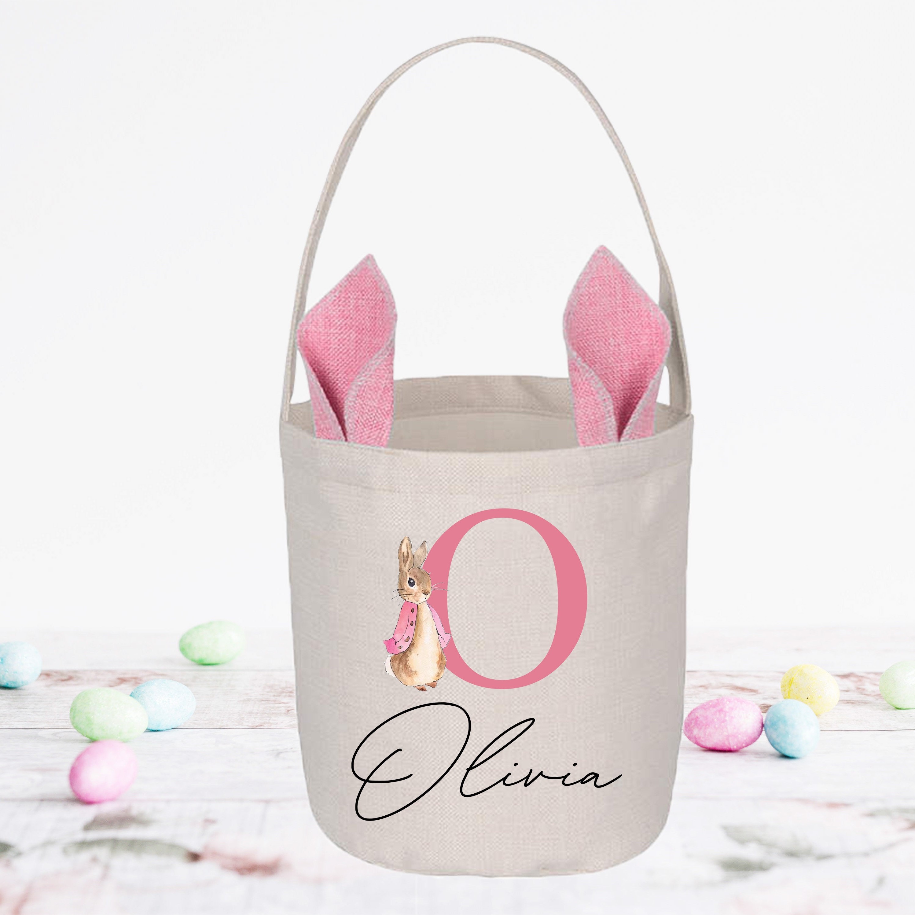 Personalized Name Bunny Easter Gift Sack | CWEaster30