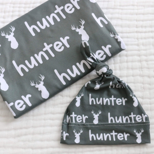 Personalized Baby Swaddle Blanket Set for Comfort & Unique | BBBlanket04