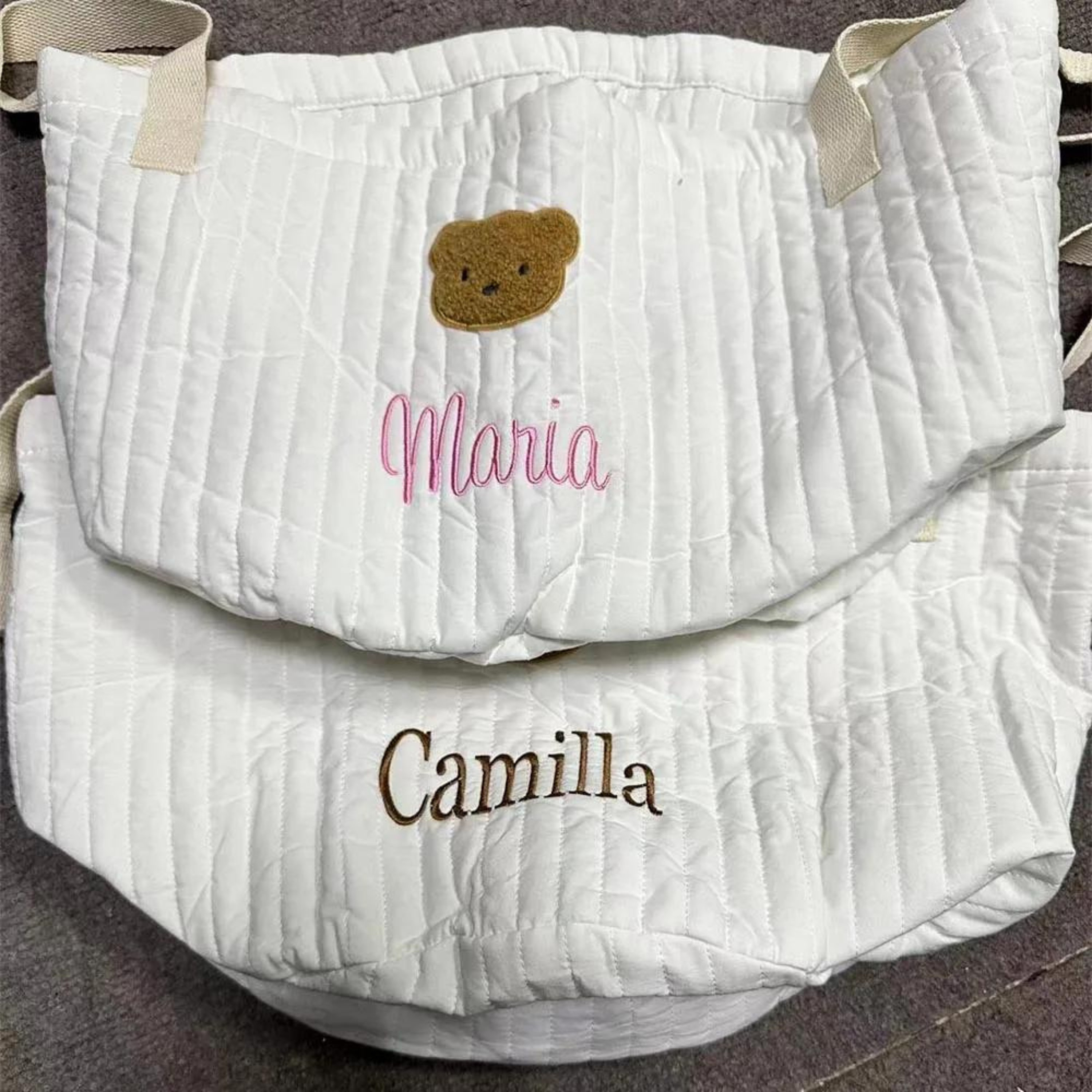 Personalized Embroidered Storage Bear Basket | CWBaby97