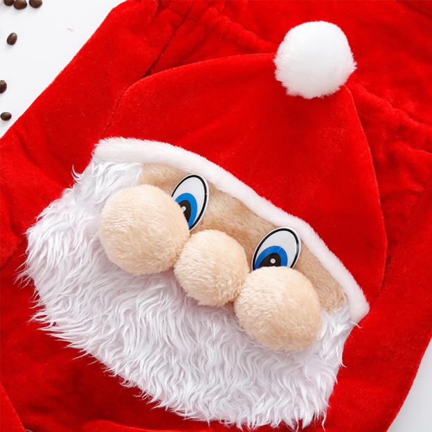 Personalized Christmas Santa Claus Velvet Gift Bag  | MCGift105