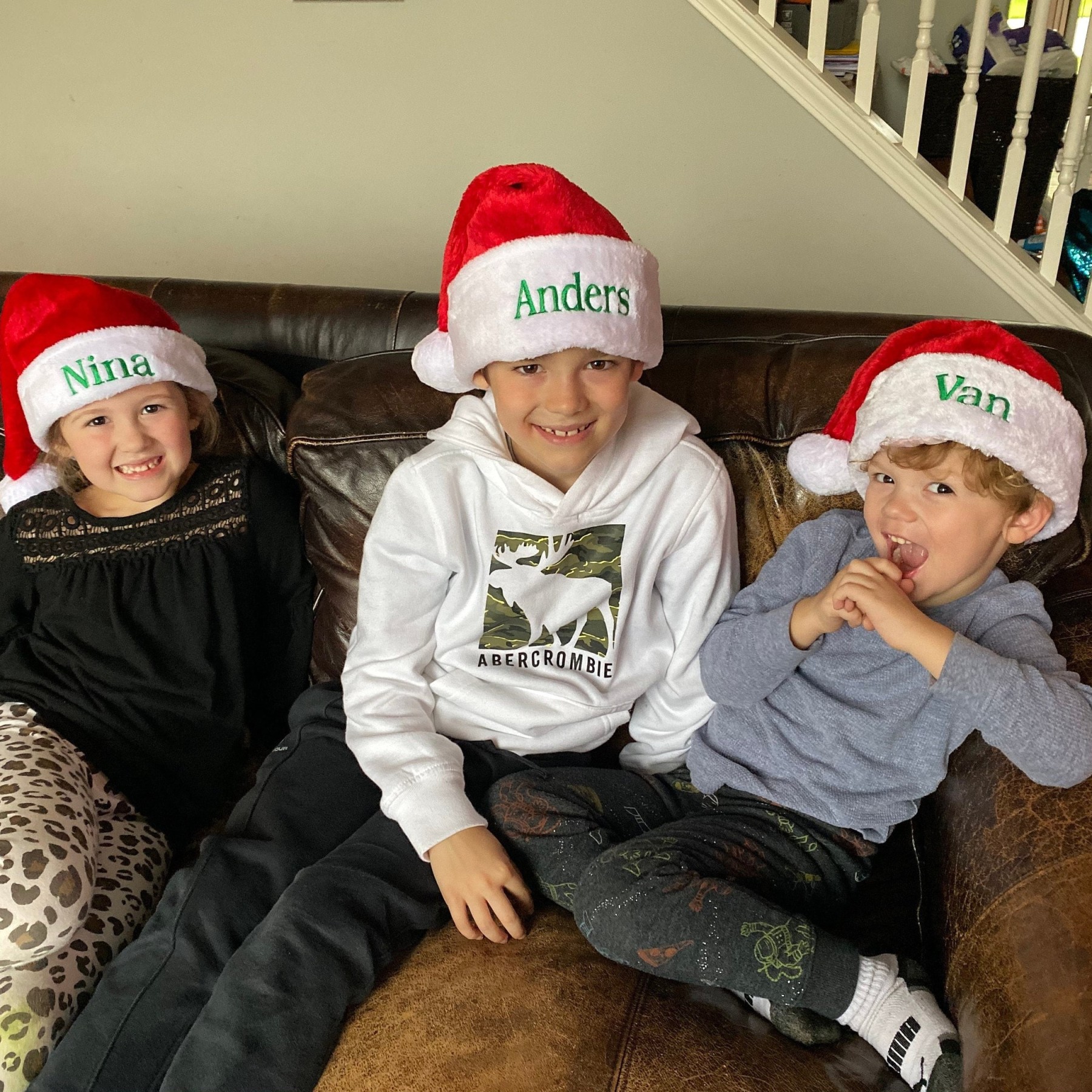 Personalized Plush Velvet Christmas Santa Hat | MCGift52